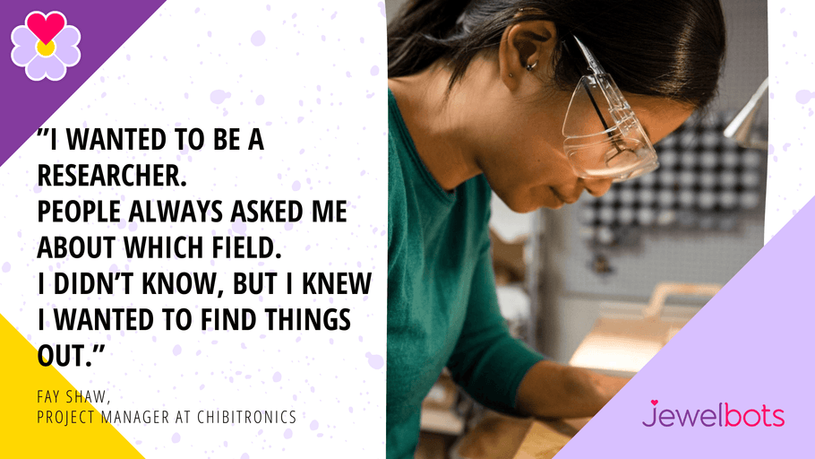 Meet a director of product and education at Chibitronics! An interview with #CodingIcon Fay Shaw about research, why selfcare is crucial, imposter syndrome and more