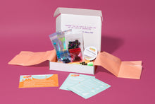 Load image into Gallery viewer, Jewelbits Science Kits: Hello World, Lava -  DIY Party Set (2 White Bands)