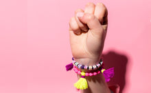 Load image into Gallery viewer, Jewelbits Science Kits: Hello World, Lava -  DIY Party Set (2 White Bands)