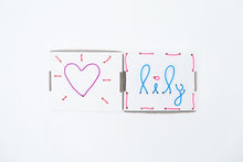 Load image into Gallery viewer, Jewelbits Science Kits: Hello World, Neon -  DIY Party Set (2 White Bands)