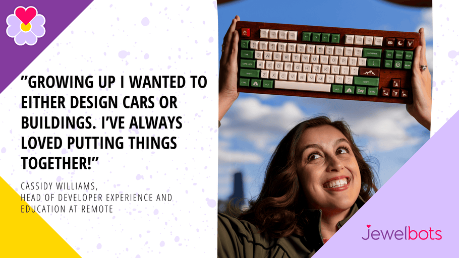 Meet the Developer Experience Head at Remote! An interview with #CodingIcon Cassidy Williams about professional goals, giving back to the industry and more