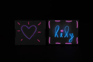 Jewelbits Science Kits: Hello World, Neon -  DIY Party Set (2 White Bands)